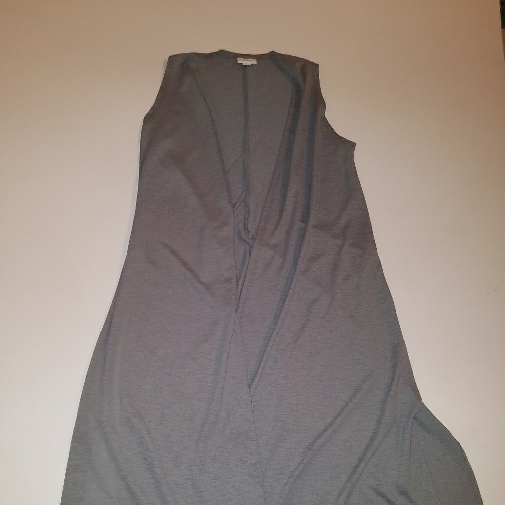 Lularoe joy long duster vest worn once, perfect co